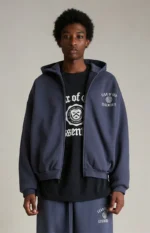 Essentials zip up hoodie fear of god