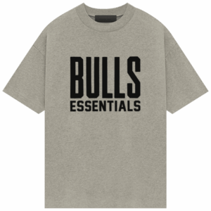 Essentials x NBA Bulls Grey T-Shirt