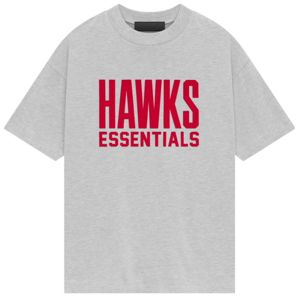 NBA Hawks Essentials Grey T-Shirt NBA Hawks Essentials Grey T-Shirt