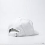 Essentials Baseball Black Logo White Cap