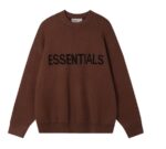 Essentials Fear of God Round Neck Sweater – Dark Brown