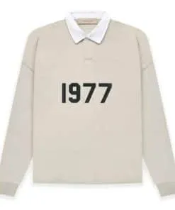 Essentials 8th Collection 1977 French Terry Polo Beige Shirt