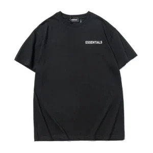 Essentials FEAR OF GOD 6th Hexagon Star LOGO Black T-Shirt