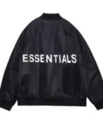 Essentials Fear Of God Bomber Black Jacket