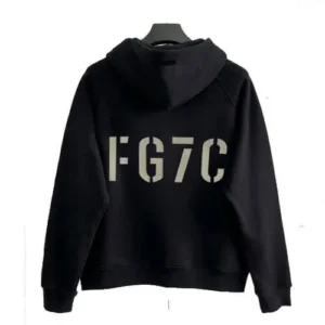 Essentials Fear Of God FG7C Vintage Black Hoodie