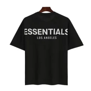 Essentials Fear Of God Los Angeles Black T Shirt