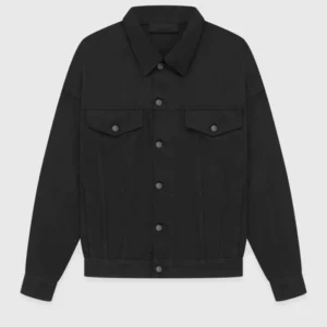 Essentials Fear of God Denim Jacket Jet Black