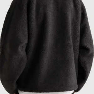 Essentials Fear of God Logo Appliqued Fleece Jacket