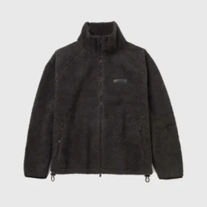 Essentials Fear of God Logo Appliqued Fleece Jacket