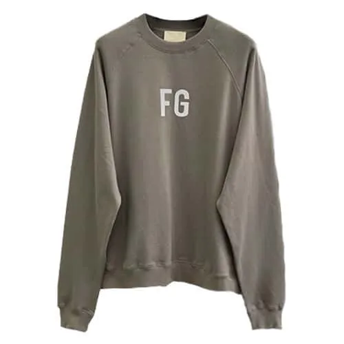 Essentials Long Sleeve FG Tee Grey Essentials Long Sleeve FG Tee Grey