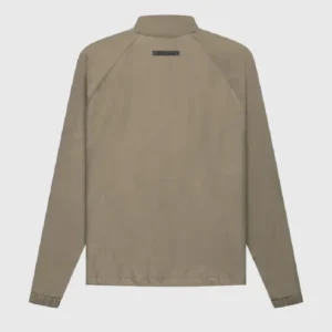 Essentials Fear Of God Summer Half Zip Track Jacket Harvest