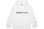Fear of God Essentials Hoodie Applique Logo – White