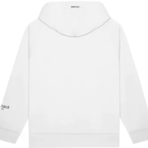 Fear of God Essentials Hoodie Applique Logo – White
