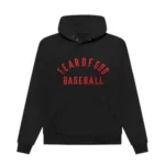 Fear Of God Baseball Hoodie Vintage Black/Red