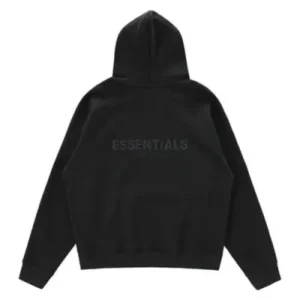 Fear Of God Essentials Harvest Back Logo Hoodie Black