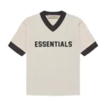 Fear Of God Essentials Kids V-Neck Tee Wheat