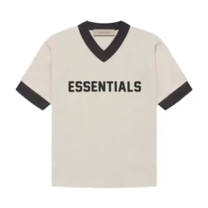Fear Of God Essentials Kids V-Neck Tee Wheat