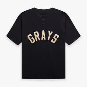Fear Of God Grays Henley Seventh Collection Black T-Shirt