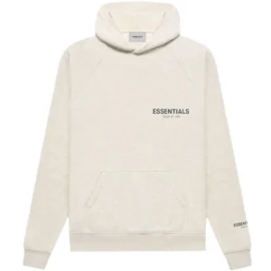 Essentials pullover hoodie oatmeal