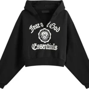 Essentials Fear of God Hoodie — Crop top