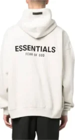 ESSENTIALS pullover Hoodie Light Oatmeal