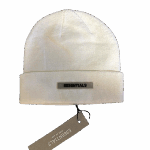 Fear of God ESSENTIALS Cuff Beanie White