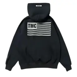 Black Mens Essentials Hoodie