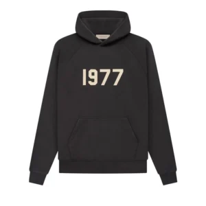 1977 Essential Hoodie Black