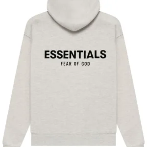 Essentials Fleece Hoodie Light Oatmeal