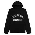 Essentials Knit Hoodie Black
