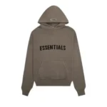 Essentials Knit Hoodie Taupe