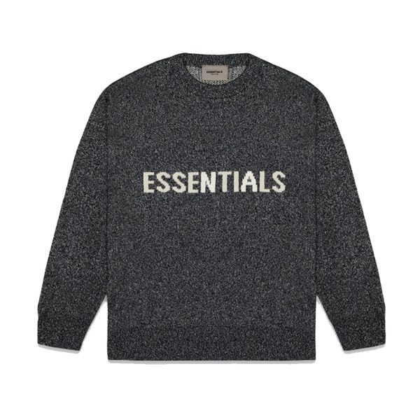 Essentials Fear of God Classic Round Neck Sweater – Charcoal Gray Essentials Fear of God Classic Round Neck Sweater – Charcoal Gray