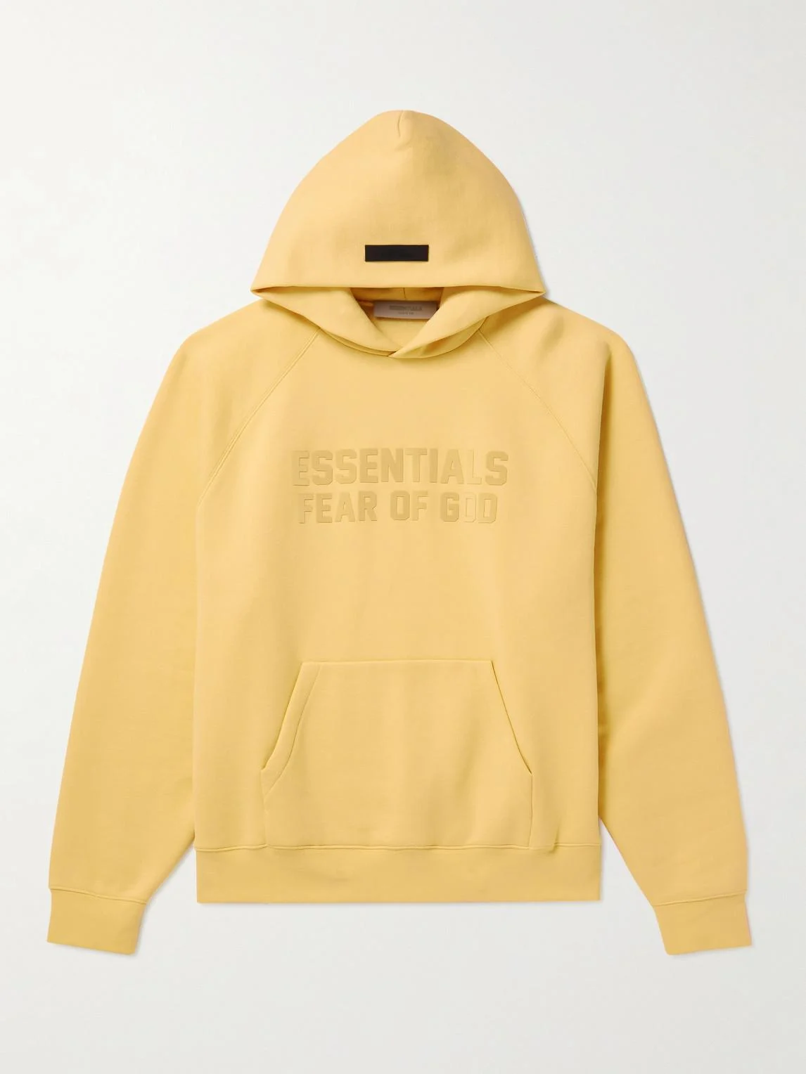 Essentials Logo Appliqued Jersey Hoodie Essentials Logo Appliqued Jersey Hoodie