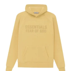Fear of God Essentials Light Tuscan Yellow Pullover Hoodie