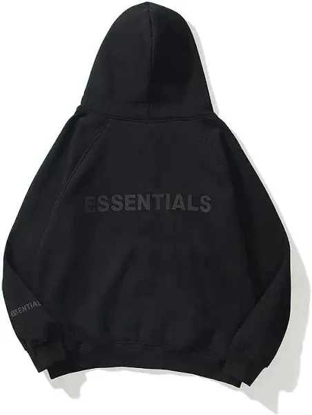 Essentials zip up hoodie black Essentials zip up hoodie black
